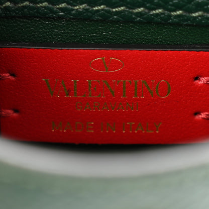 Valentino Garavani Calfskin Micro VSling Top Handle Shoulder Bag  Green 6 of 9
