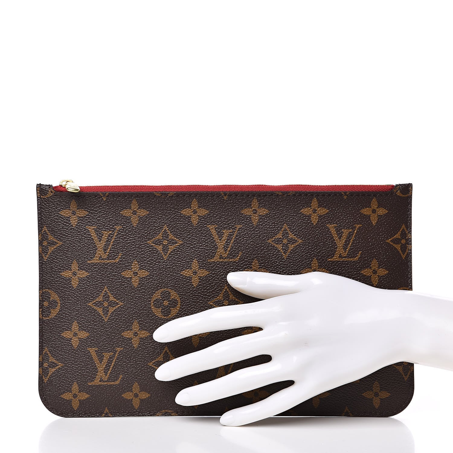 Louis Vuitton Monogram Neverfull MM GM Pochette Cherry 2 of 7