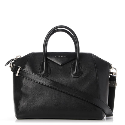 Givenchy Sugar Goatskin Medium Antigona Black 1 of 8