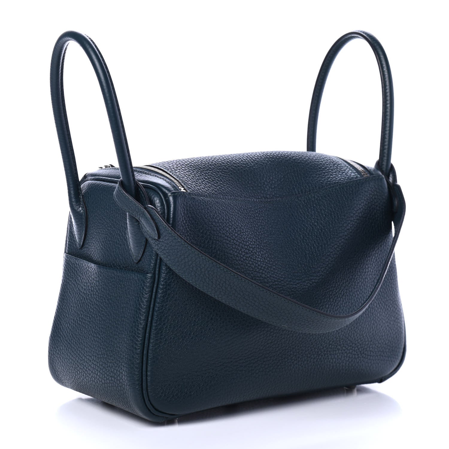 Hermes Taurillon Clemence Lindy 26 Vert Cypress 2 of 4