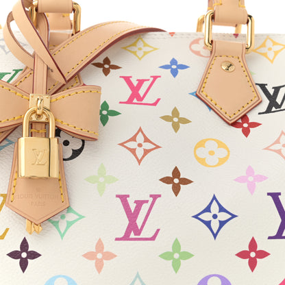 Louis Vuitton LV X TM Monogram Multicolor Speedy Bandouliere 25 White 7 of 9