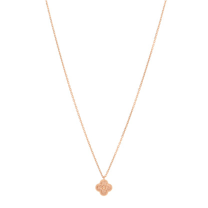 Van Cleef & Arpels 18K Rose Gold Sweet Alhambra Pendant Necklace 1 of 6
