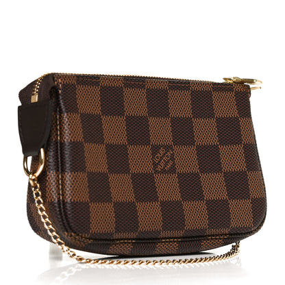 Louis Vuitton Damier Ebene Mini Pochette Accessories 3 of 9