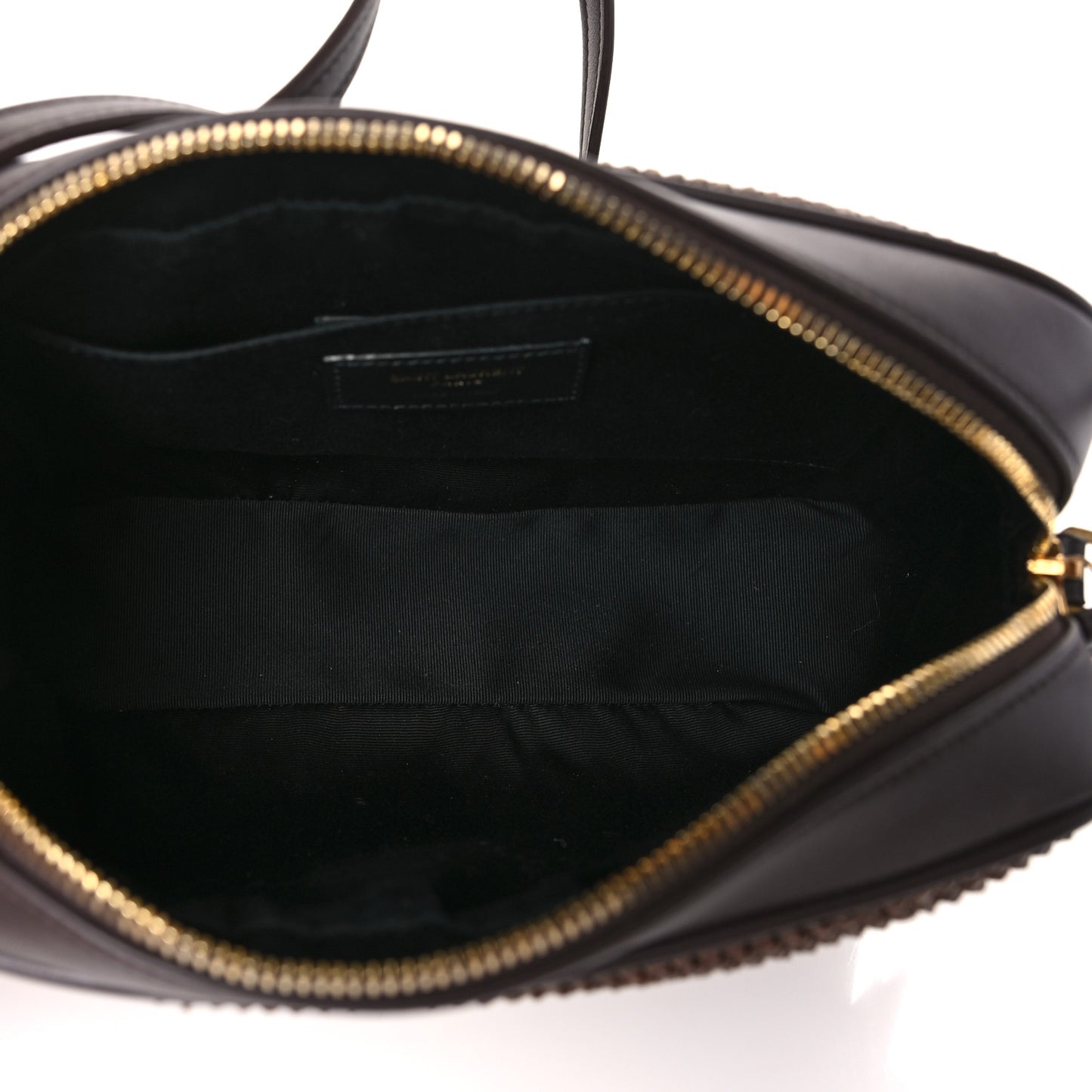 Raffia Canvas Monogram Lou Camera Bag Dark Chocolate