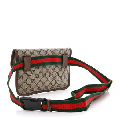 Gucci GG Supreme Monogram Neo Vintage Web Belt Bag Brown 3 of 10