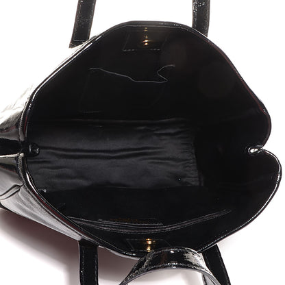 Saint Laurent Textured Patent Small Y-Mail Tote Black 5 of 7
