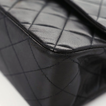 Chanel Lambskin Quilted Medium Double Flap Black 7 of 21