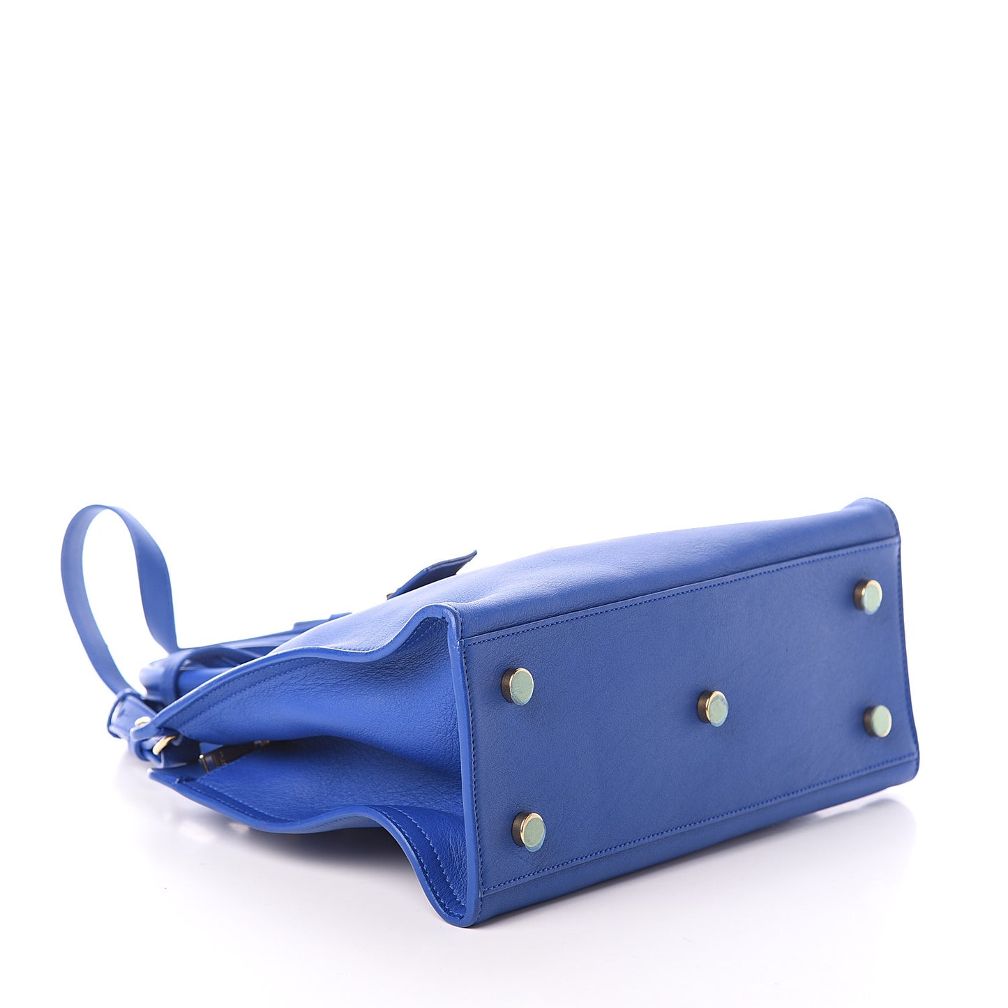 Calfskin Monogram Baby Cabas Blue Majorelle