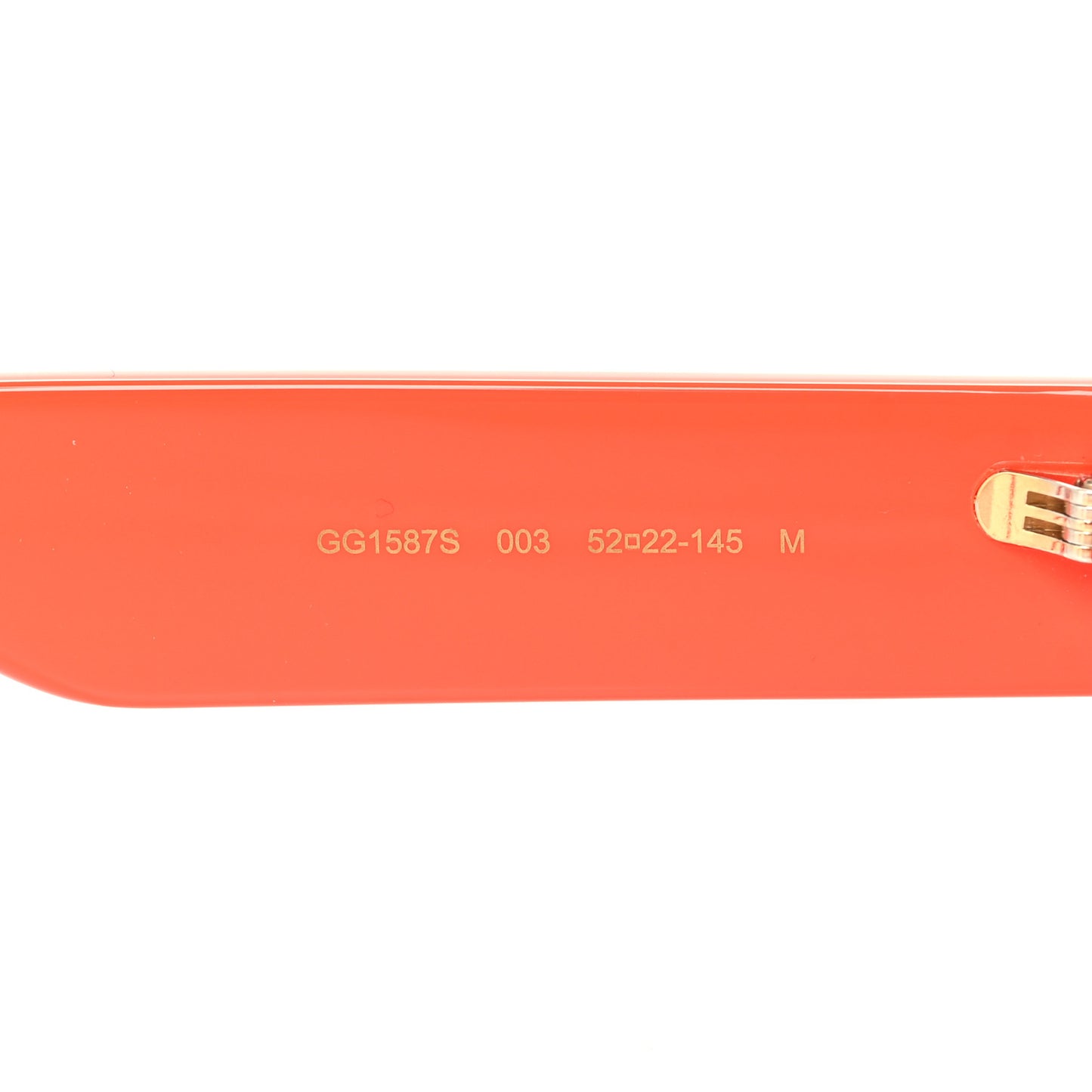 Acetate Oval Frame GG1587S Sunglasses Orange