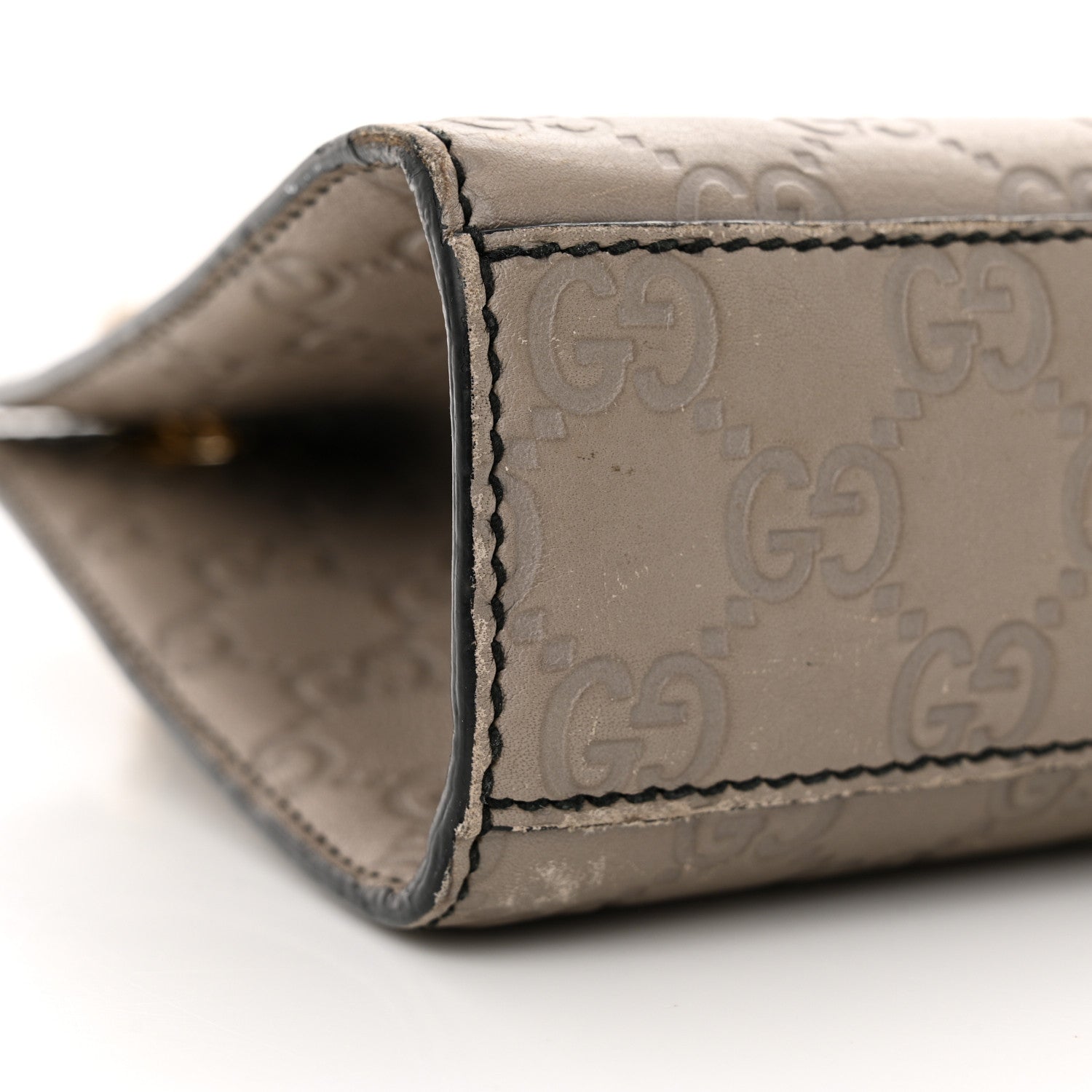 Gucci Guccissima Small Emily Chain Shoulder Bag Storm Grey 9 of 18