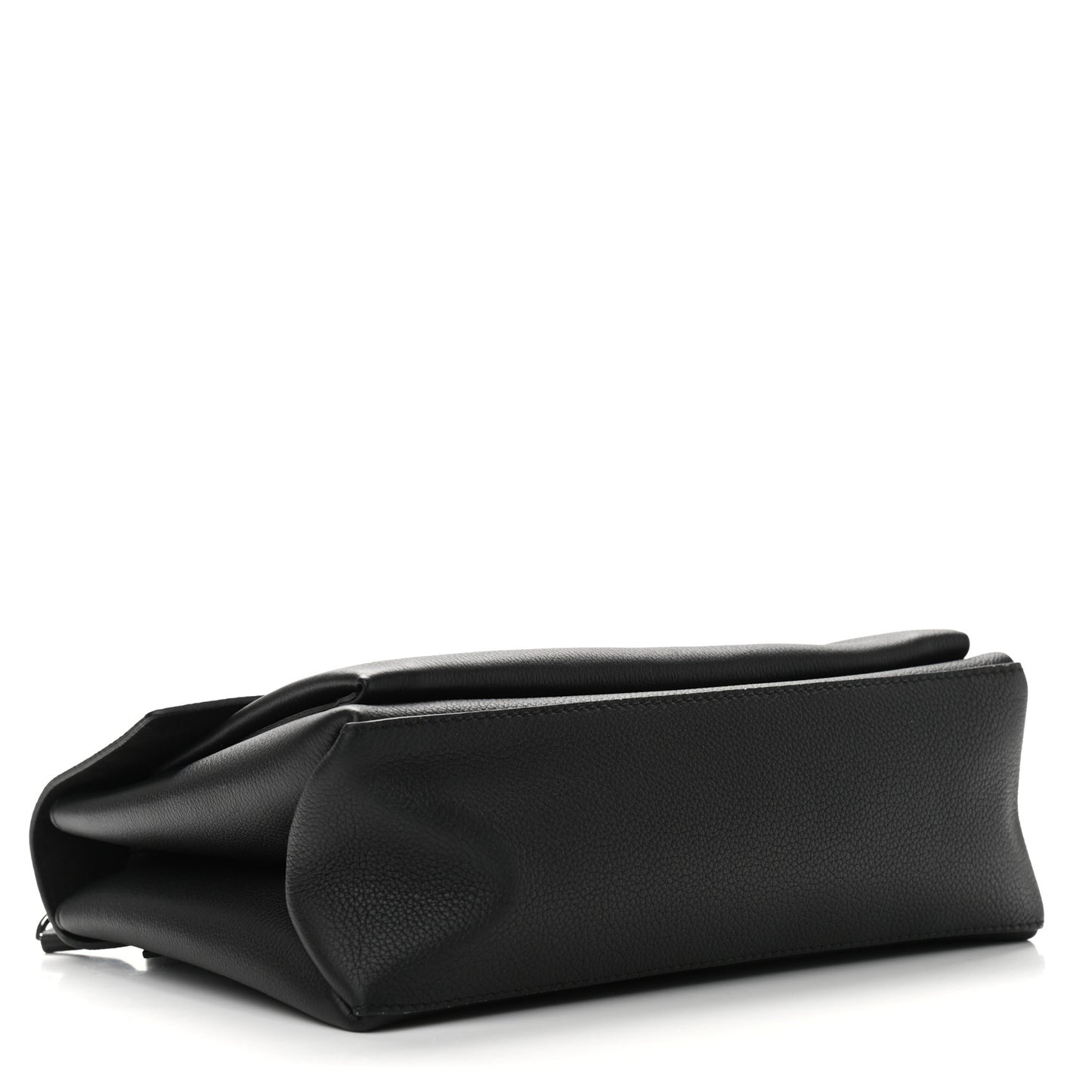 Soft Calfskin My Lockme Top Handle Black