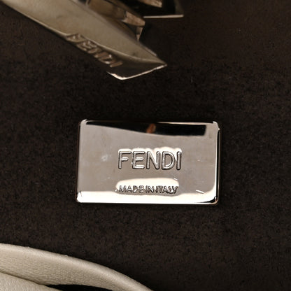 Fendi Shiny Nappa Micro Peekaboo Iconic Satchel White 7 of 10