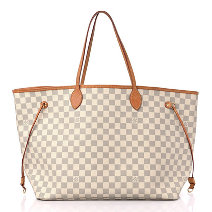 Louis Vuitton Damier Azur Neo Neverfull GM Rose Ballerine 3 of 15
