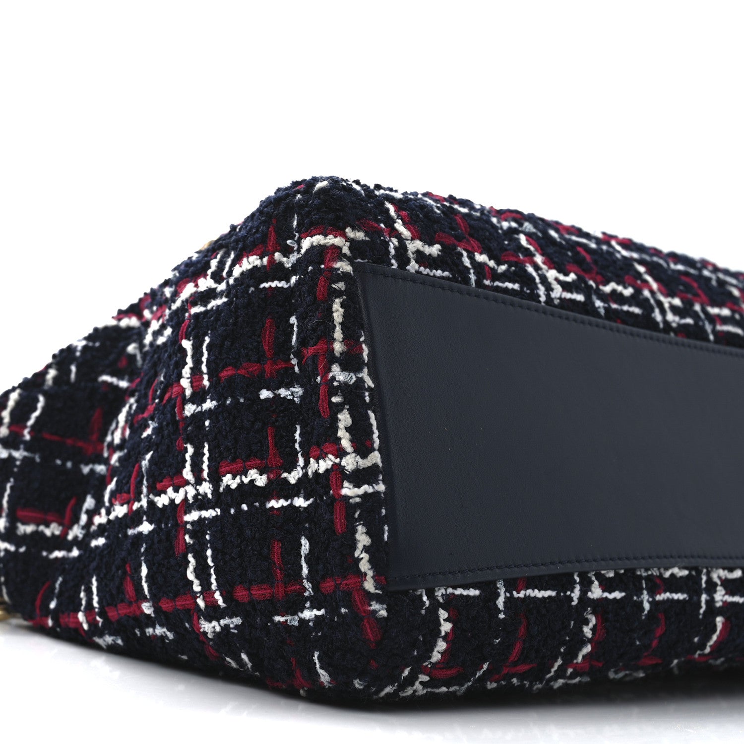 Chanel Tweed Calfskin Signe Hobo Navy Multicolor 9 of 10