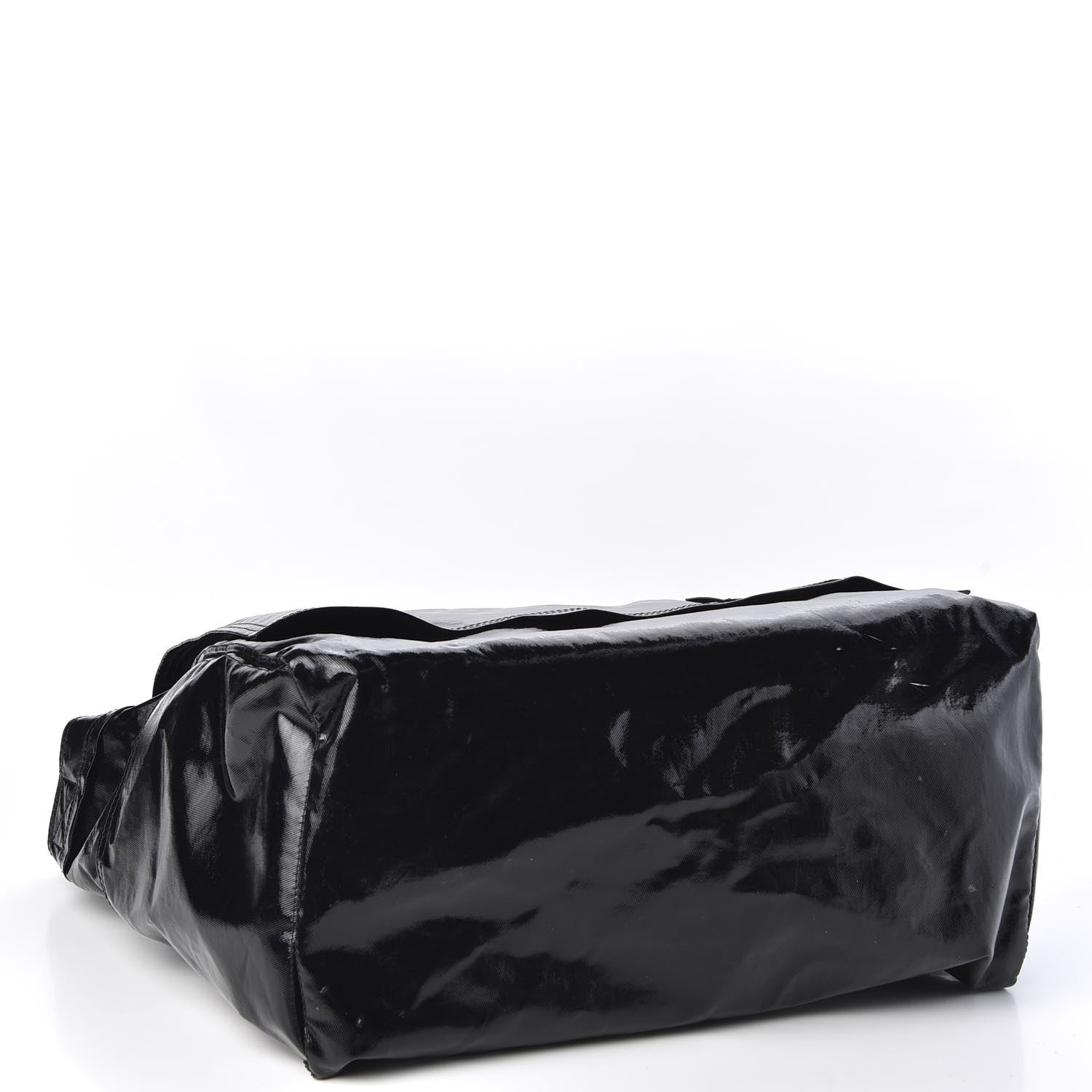 Valentino Garavani Shiny Canvas VLTN Large Messenger Bag Black 4 of 10