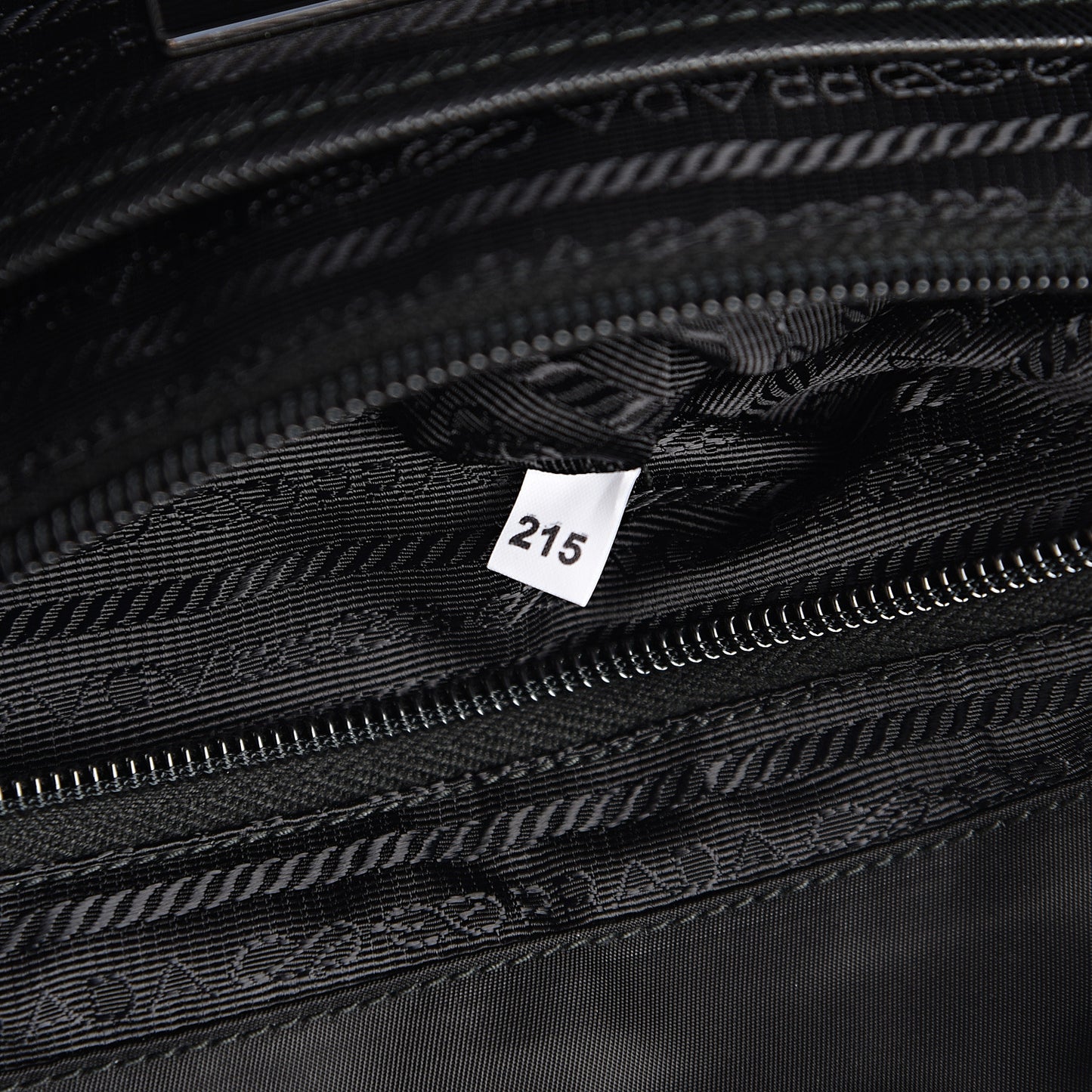 Tessuto Nylon Saffiano Medium Backpack Black