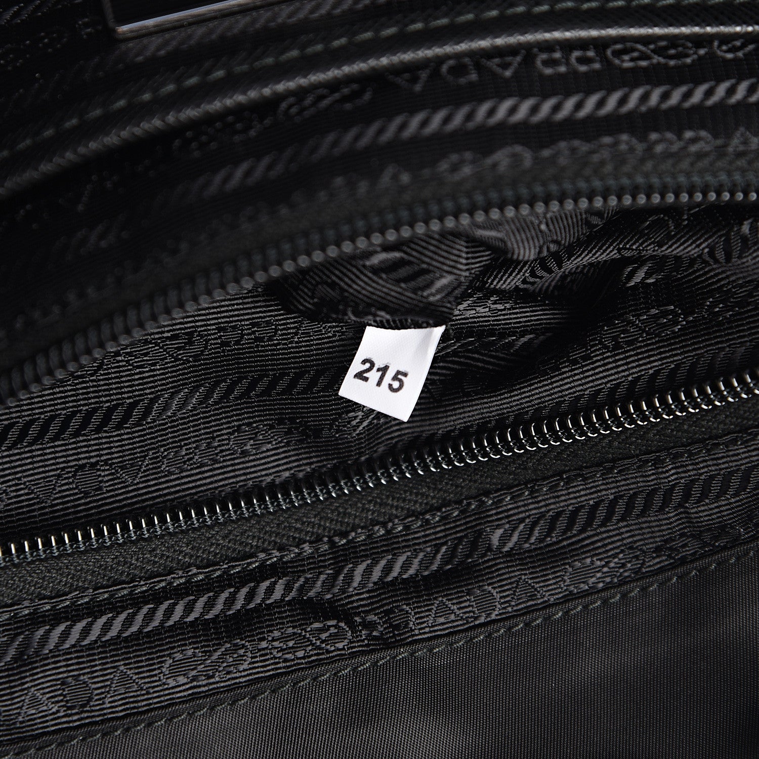 Prada Tessuto Nylon Saffiano Medium Backpack Black 6 of 9