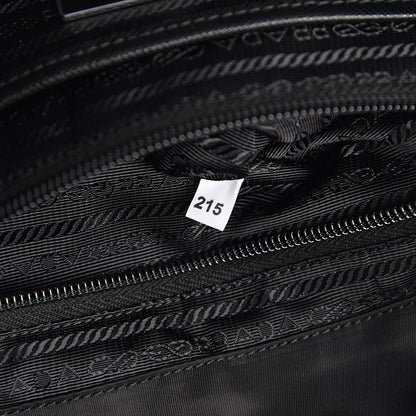 Prada Tessuto Nylon Saffiano Medium Backpack Black 6 of 9