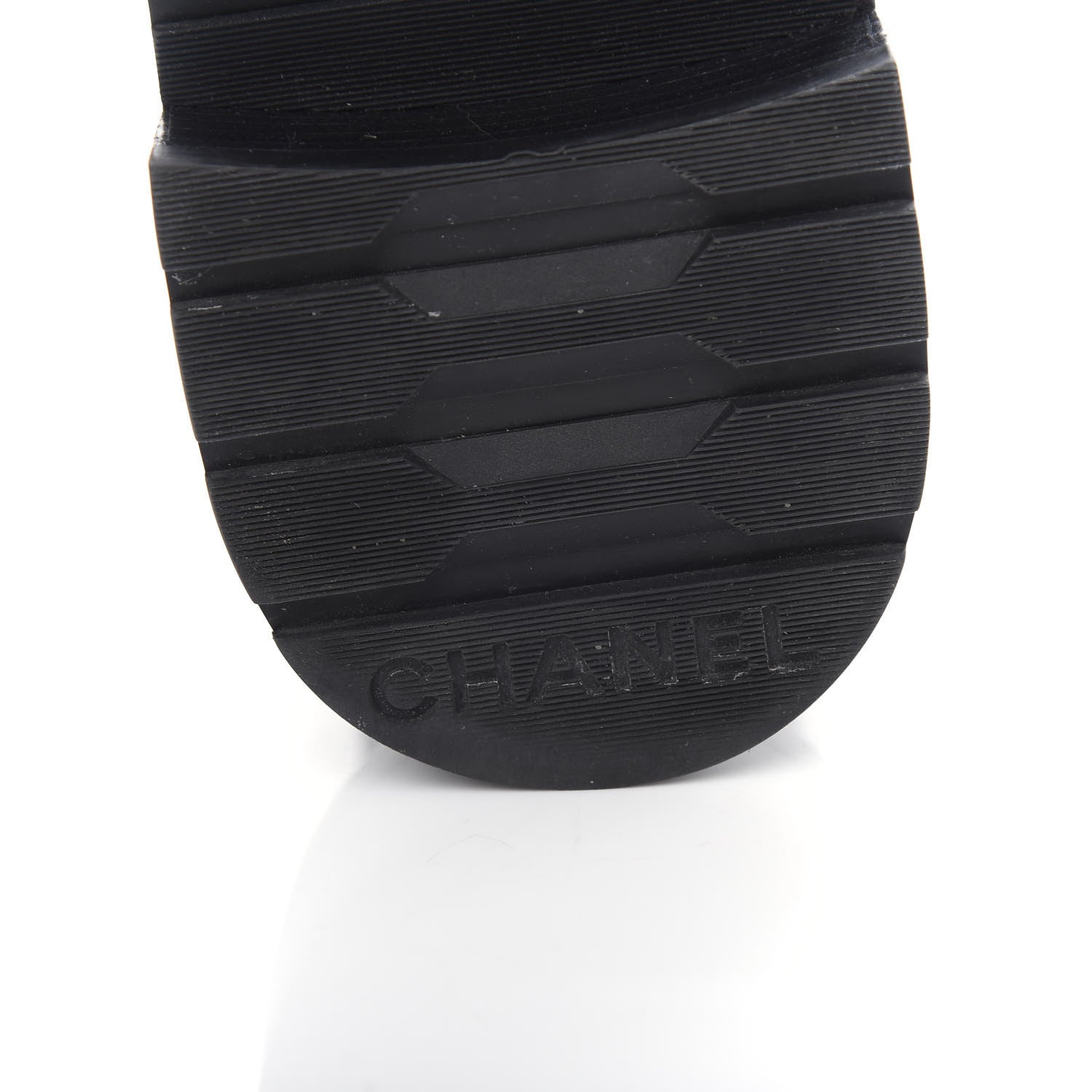 Chanel Lambskin Calfskin Quilted Lace Up Combat Boots 40 Black 9 of 13