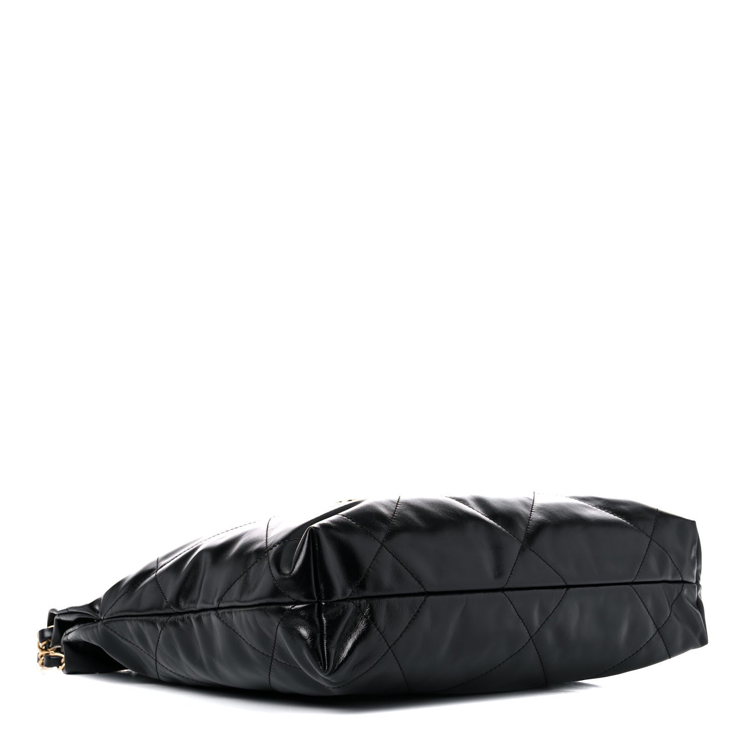 Chanel Shiny Calfskin Quilted Small Chanel 22 Black 5 of 13