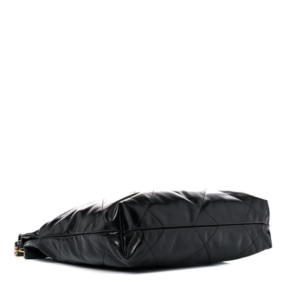 Chanel Shiny Calfskin Quilted Small Chanel 22 Black 5 of 13