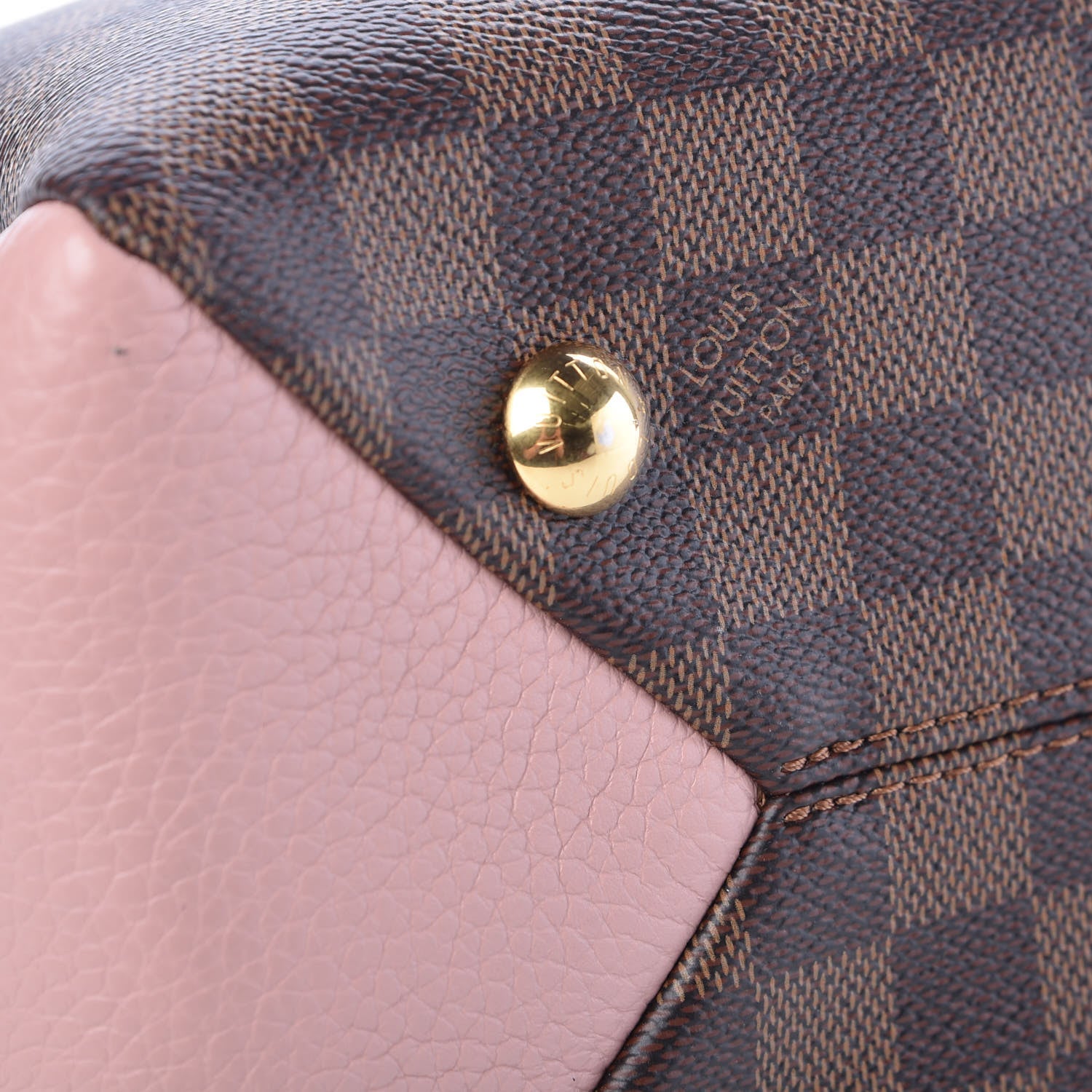 Louis Vuitton Damier Ebene Cuir Taurillon Brittany Magnolia 8 of 11