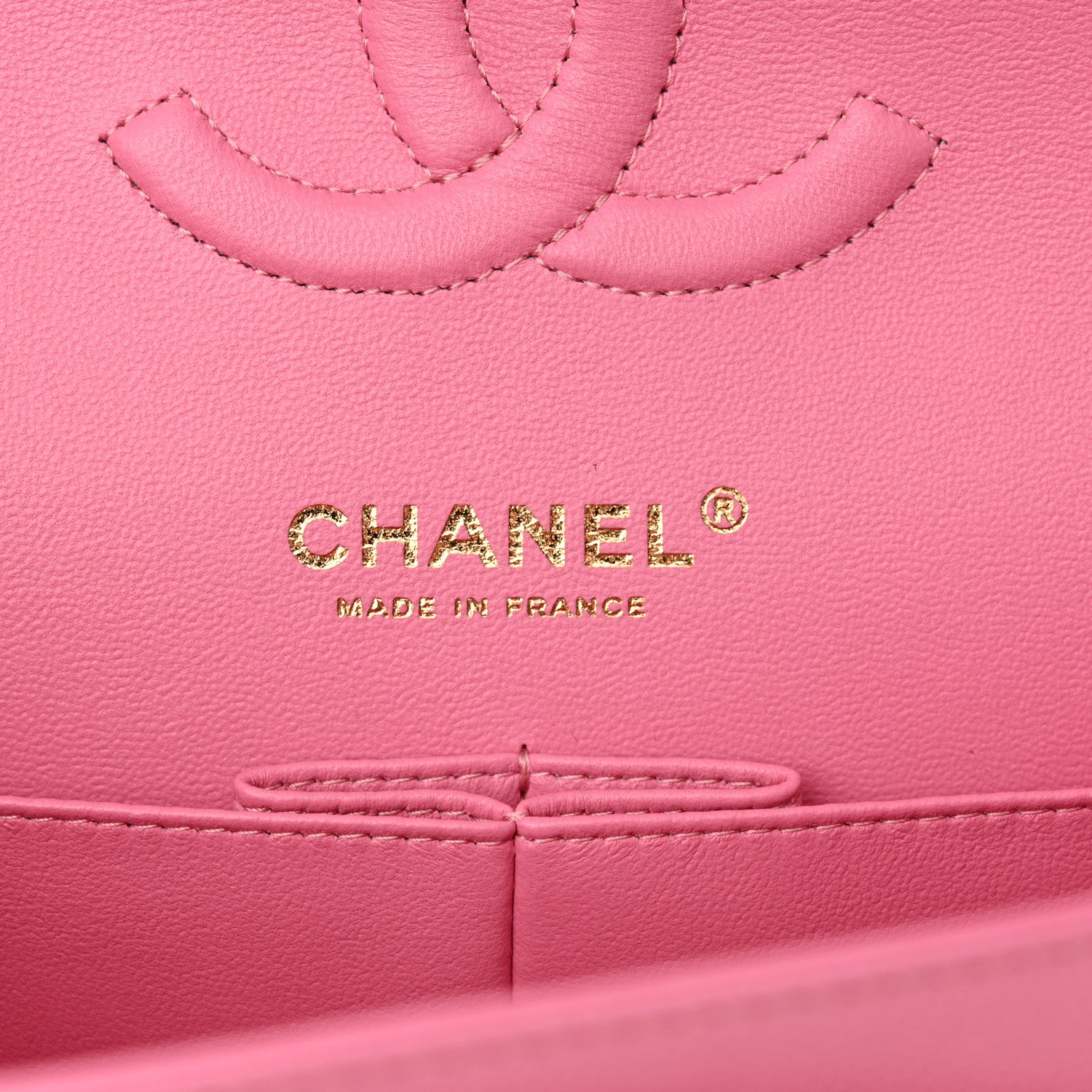 Chanel Caviar Quilted Medium Double Flap Pink 6 of 11