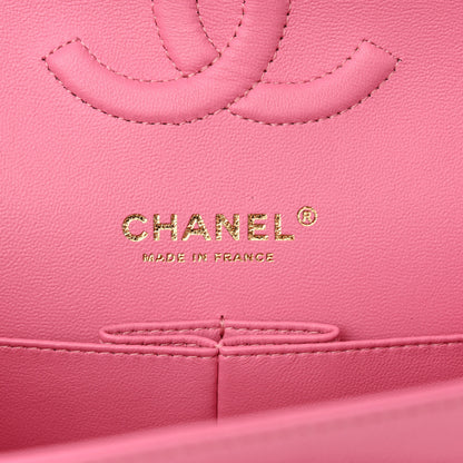 Chanel Caviar Quilted Medium Double Flap Pink 6 of 11