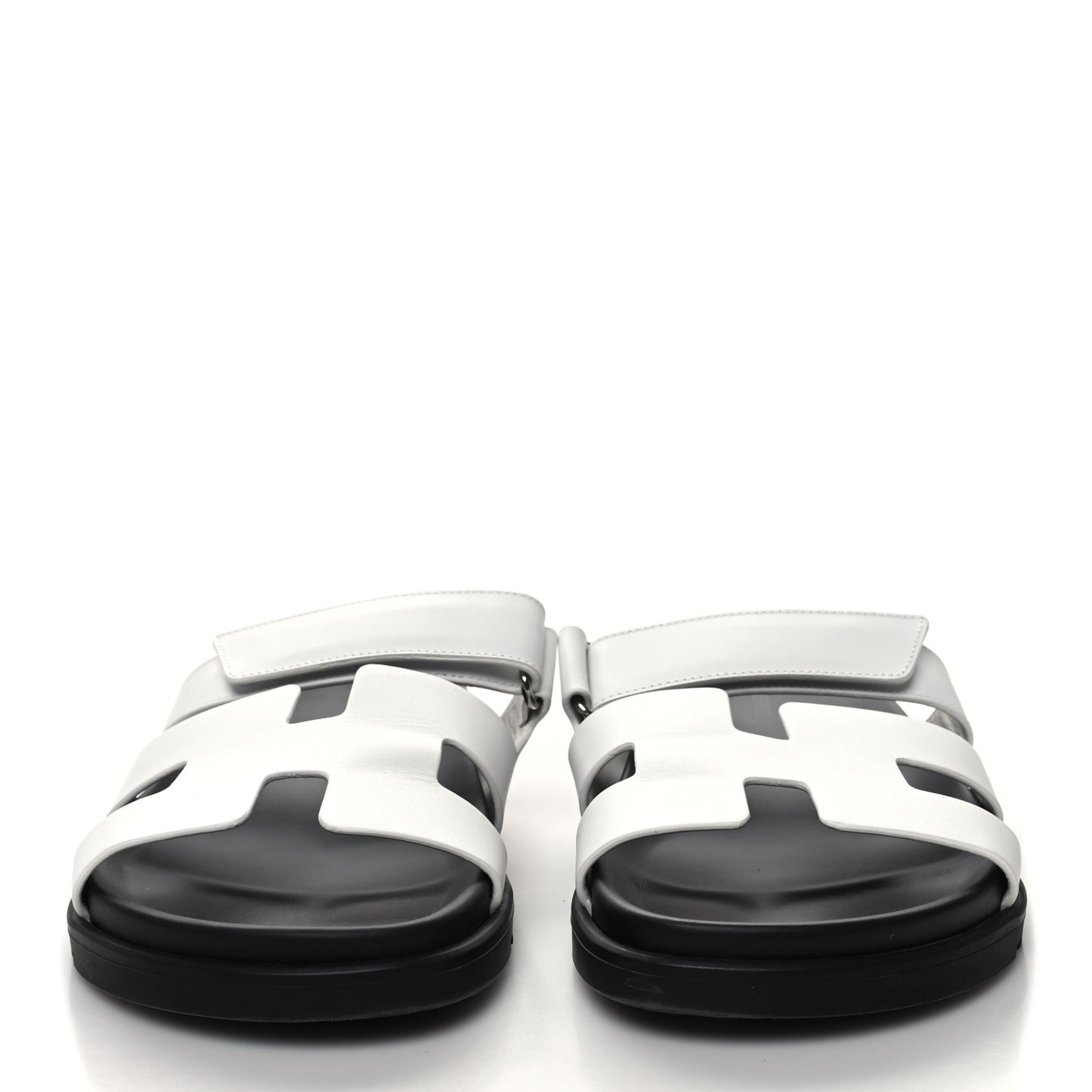 Calfskin Womens Chypre Sandals 40 White