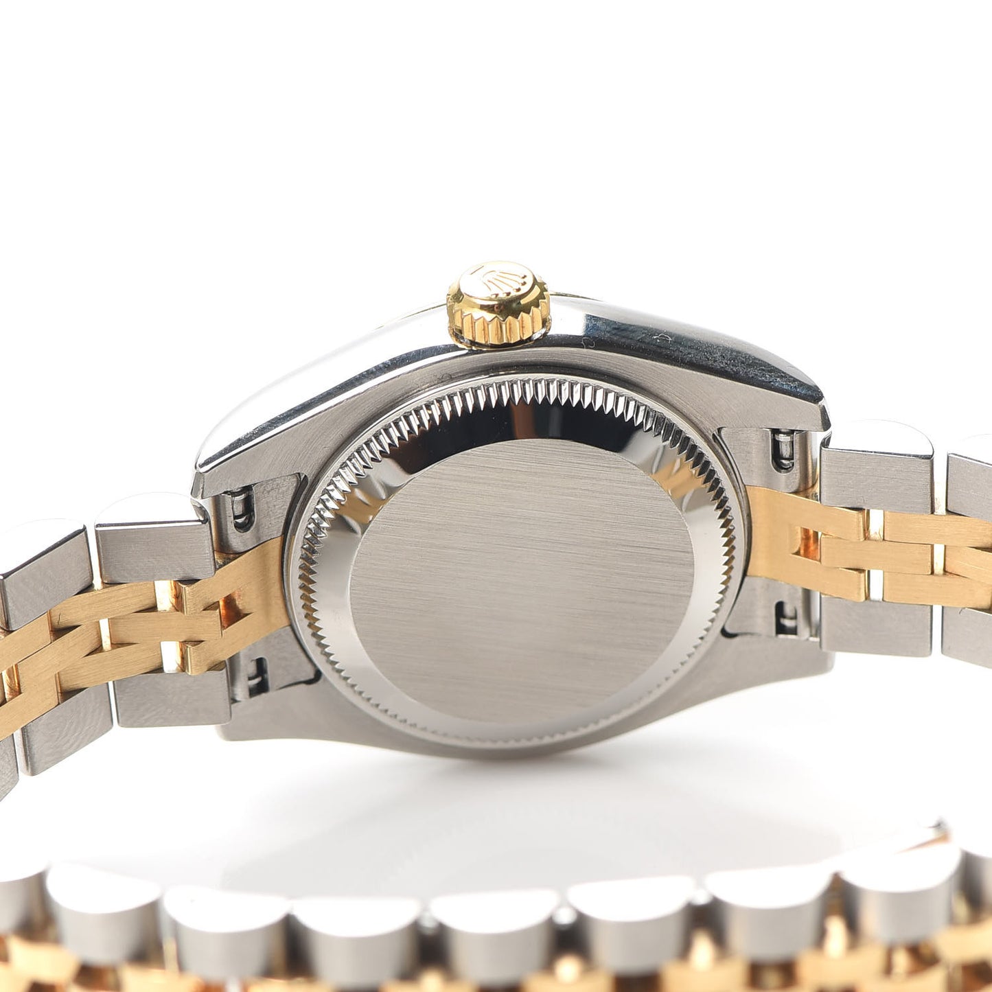 Stainless Steel 18K Yellow Gold Diamond 26mm Oyster Perpetual Datejust Watch Blue 179173