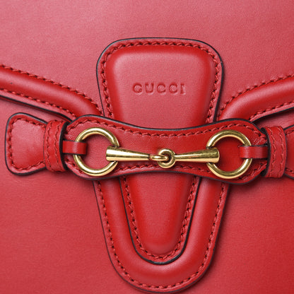 Gucci Ruinart Calfskin Medium Lady Web Shoulder Bag Hibiscus Red 13 of 13