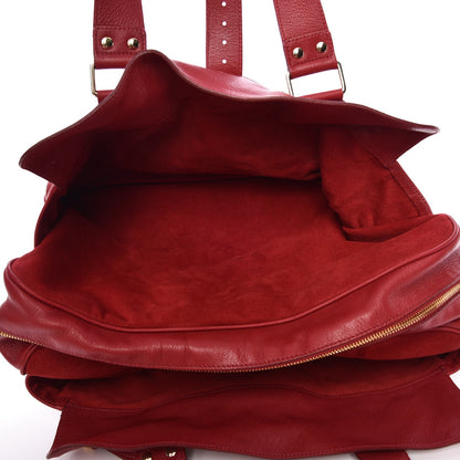 Mulberry Glossy Goatskin Mabel Satchel Red 6 of 8