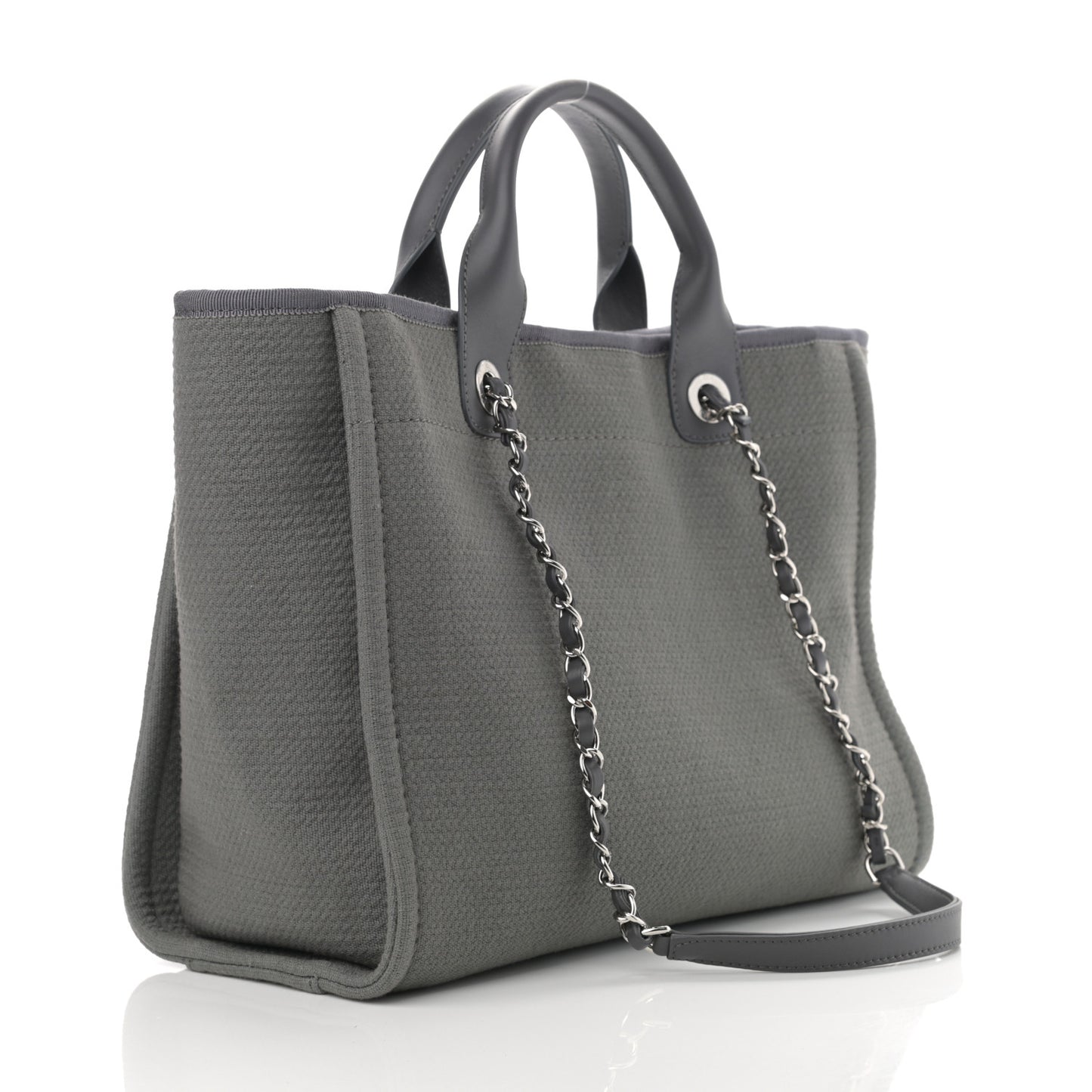 Mixed Fibers Small Deauville Tote Grey