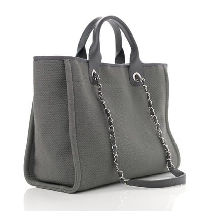 Chanel Mixed Fibers Small Deauville Tote Grey 4 of 11