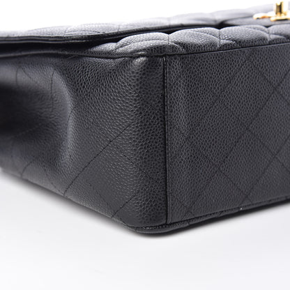 Chanel Caviar Quilted Maxi Single Flap Black 8 of 10