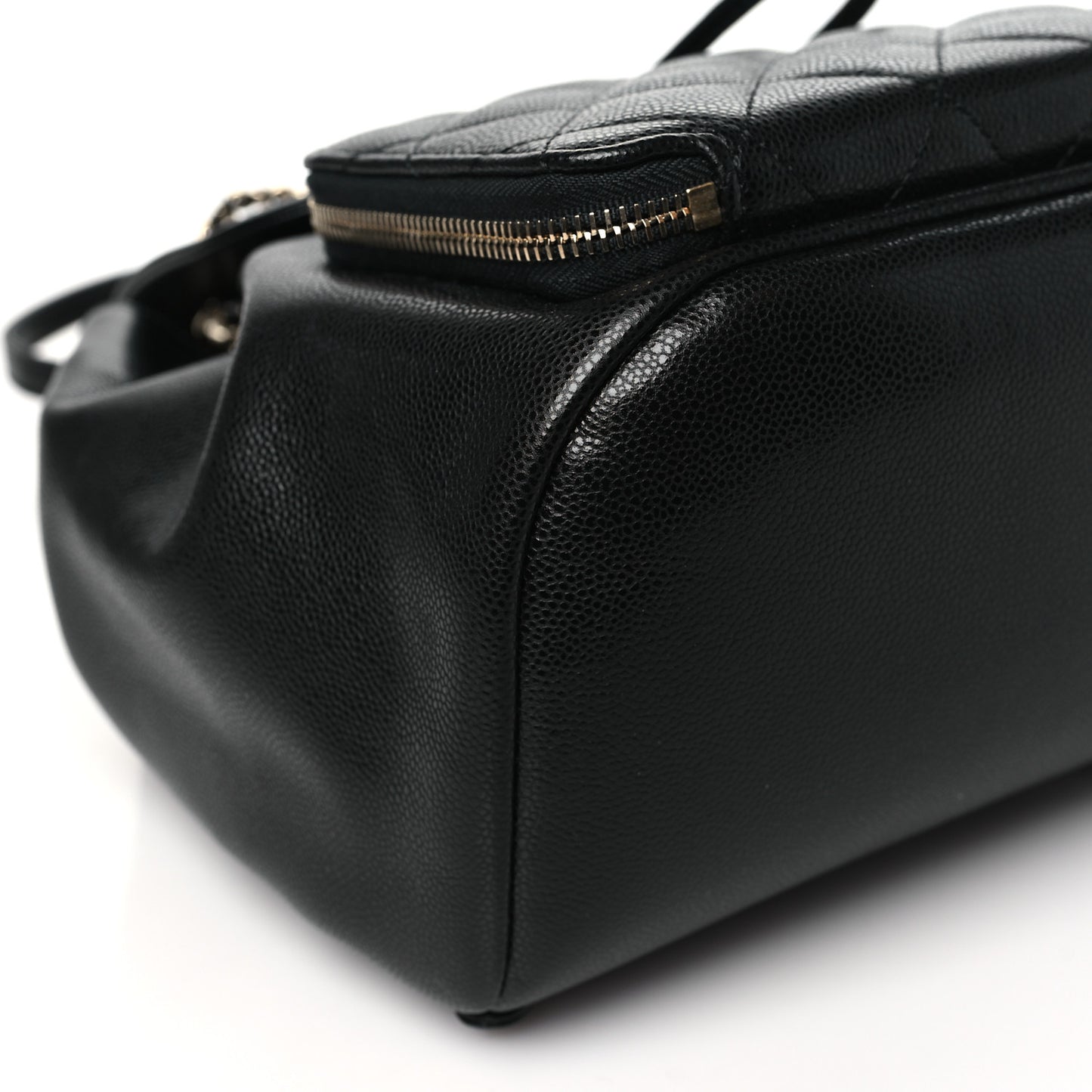 Caviar Quilted Business Affinity Backpack Black