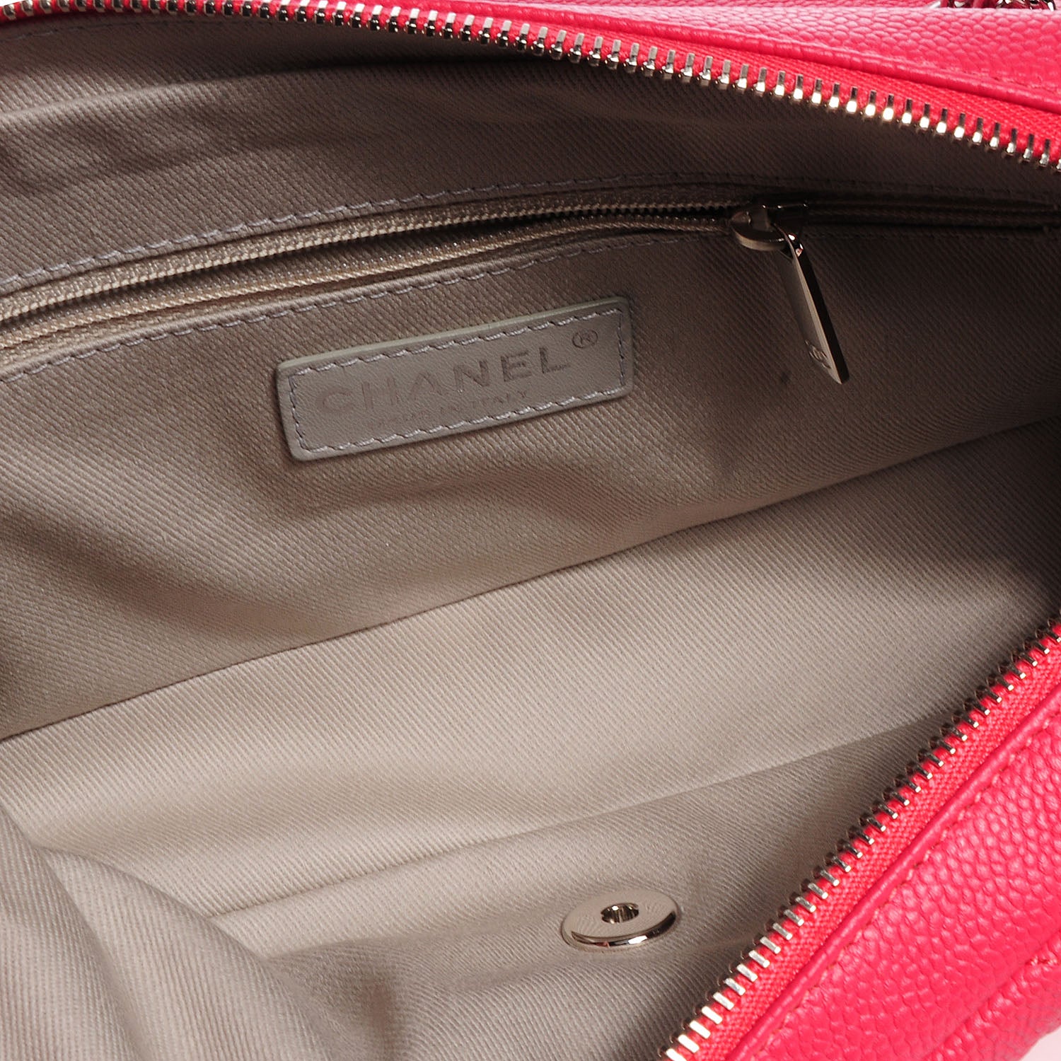 Chanel Caviar Quilted Medium Easy Flap Coral 8 of 8