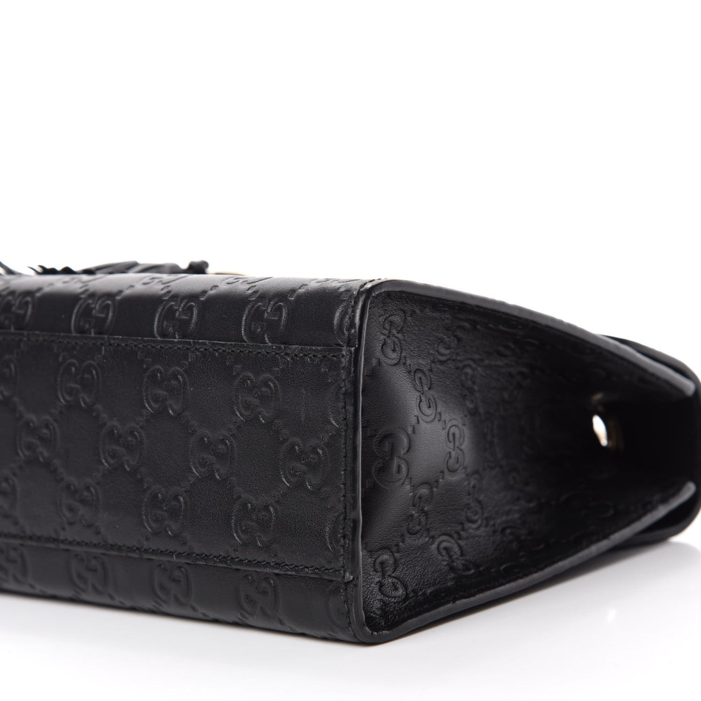 Guccissima Medium Emily Chain Shoulder Bag Black