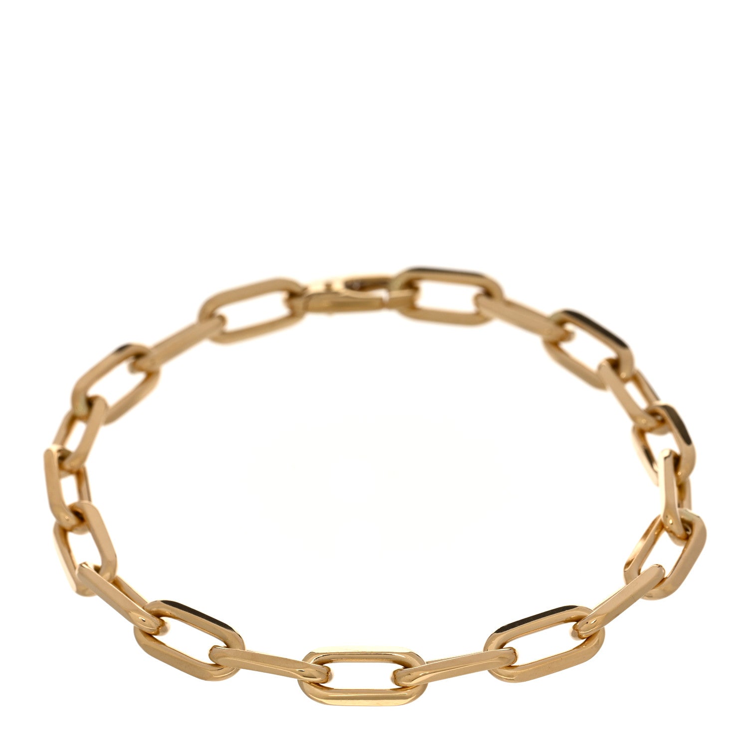 Cartier 18K Yellow Gold Santos de Cartier Link Chain Bracelet 1 of 4