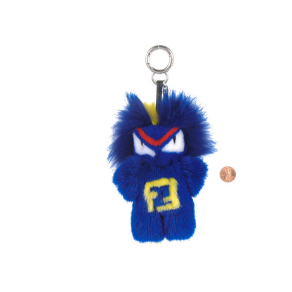 Fendi Mink Fur Fendirumi Bug-Kun Monster Bag Bug Charm Pacific Fluo Yellow 2 of 5