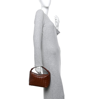 Bottega Veneta Calfskin Nappa Intrecciato Mini Wallace Sapele 2 of 10