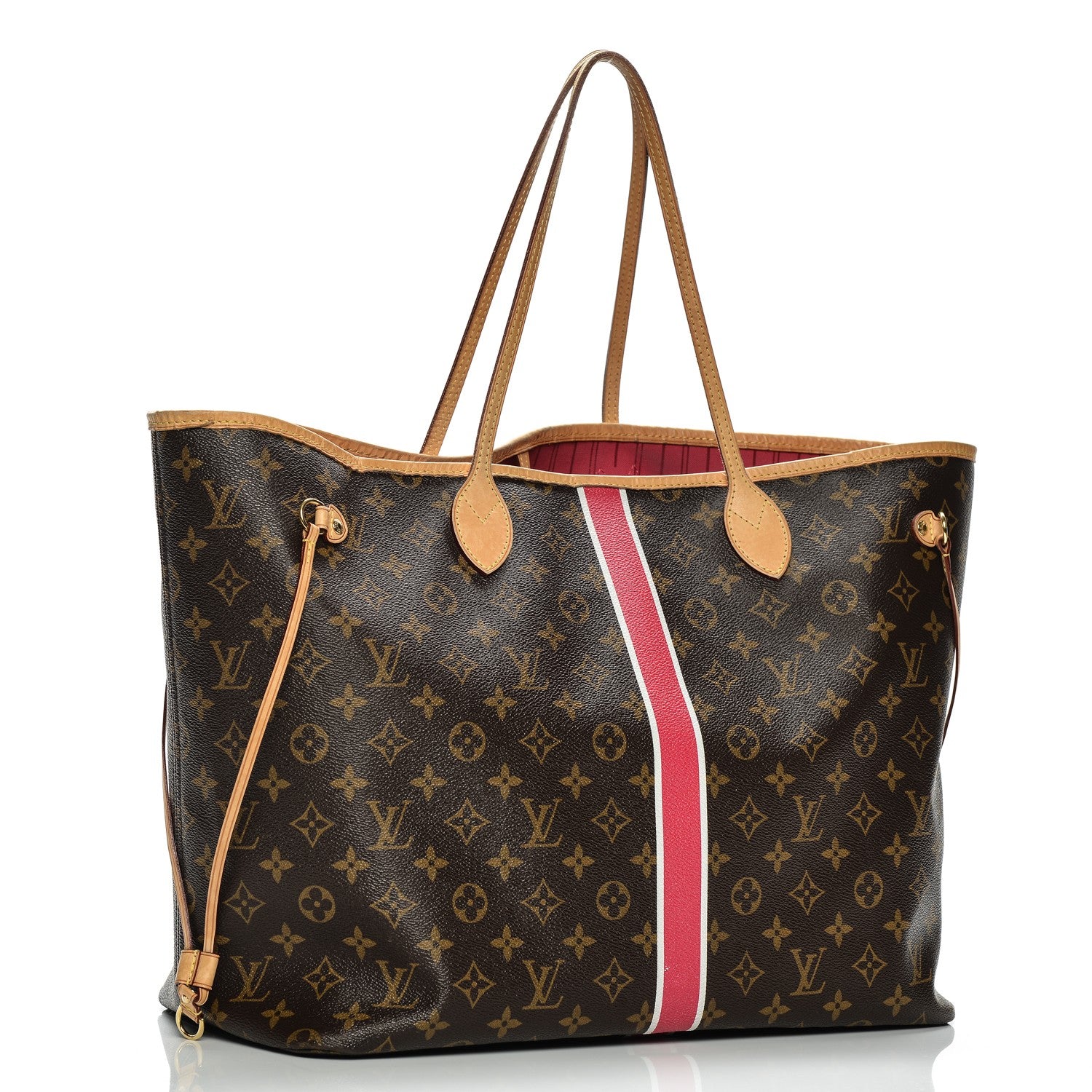 Louis Vuitton Monogram My LV Heritage Neverfull GM Fuchsia White 4 of 9