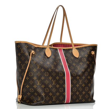 Louis Vuitton Monogram My LV Heritage Neverfull GM Fuchsia White 4 of 9