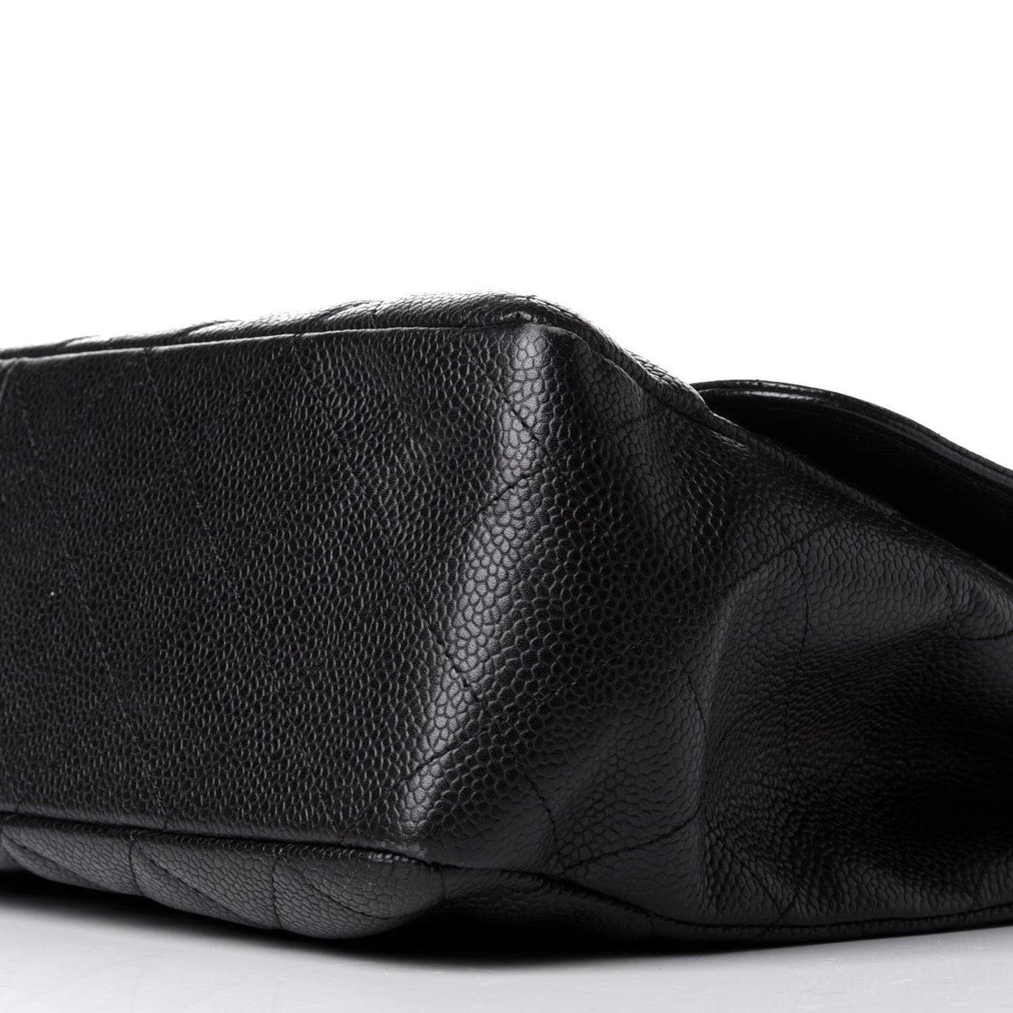 Caviar Quilted Jumbo Single Flap Black