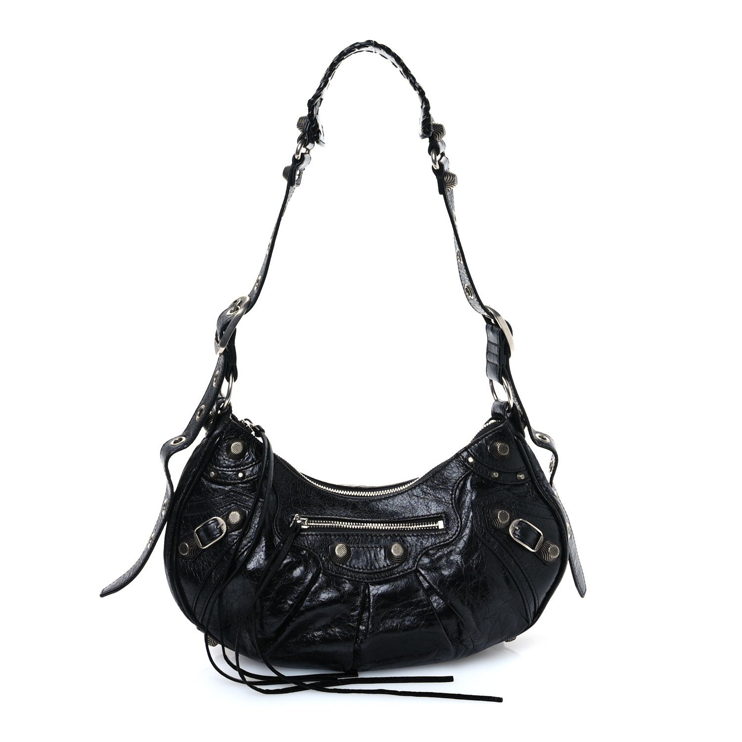 Balenciaga Agneau Arena Small Le Cagole Shoulder Bag Black 1 of 11