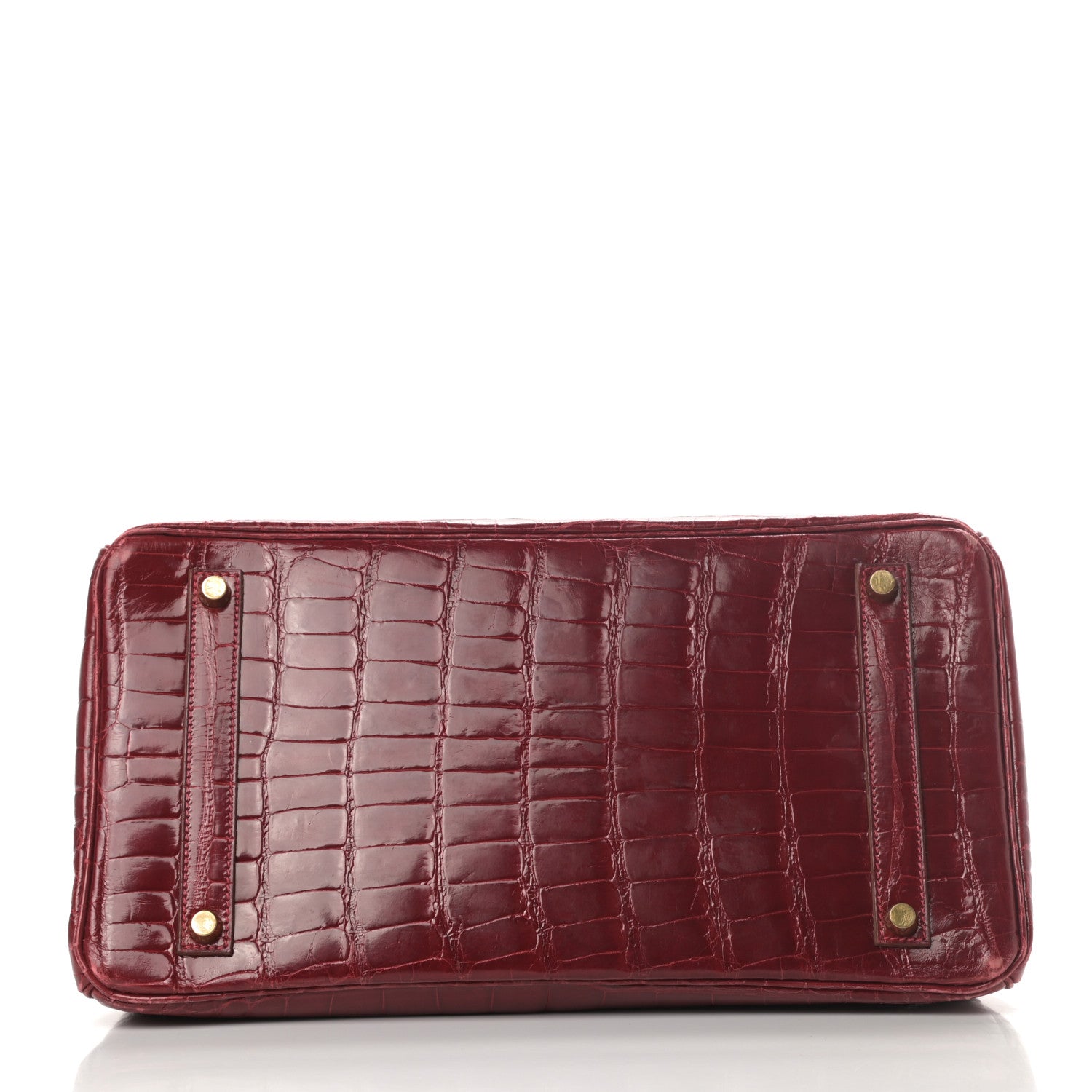 Hermes Shiny Alligator Birkin 35 Rouge Vif 6 of 38