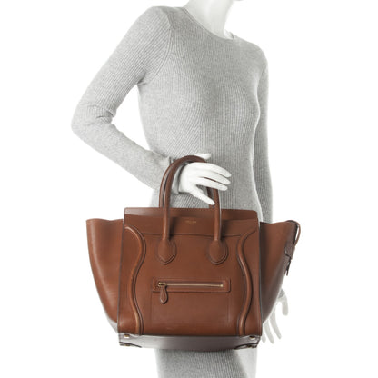 Celine Palmelato Mini Luggage Camel 2 of 12