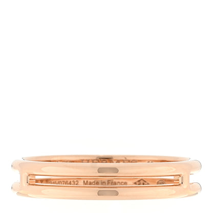Hermes 18K Rose Gold Ariane Wedding Band Ring 53 6.5 1 of 4