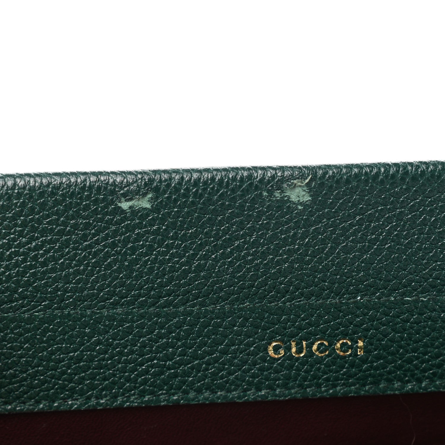 Gucci Grainy Calfskin Small Zumi Top Handle Bag Vintage Green 12 of 14