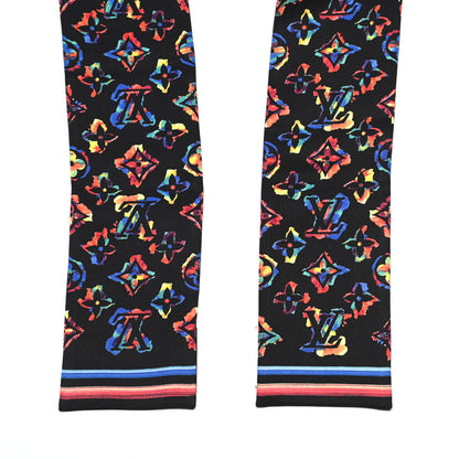 Louis Vuitton Silk Monogram Rainbow Bandeau Black 3 of 4